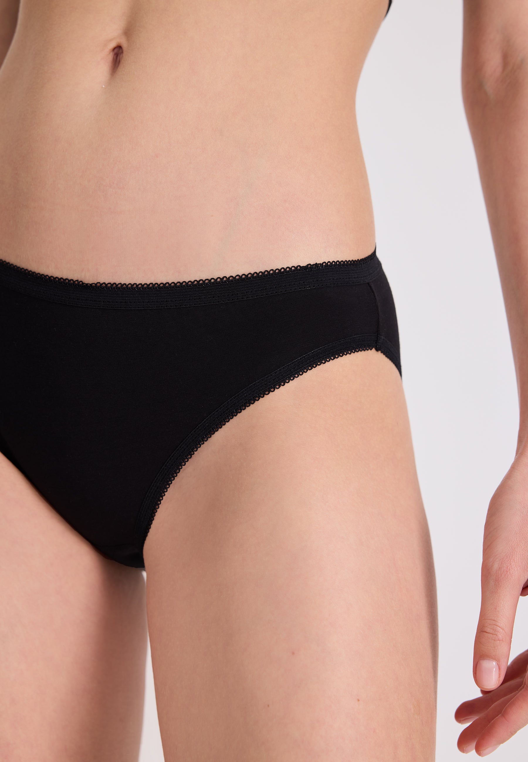 5’li Siyah Pamuk Elastan Karışımı Mini Boy Kadın Slip OLIVIA MINI - Underwear - Westmark London EU(TR) Store Organik Pamuklu Sürdürülebilir Moda