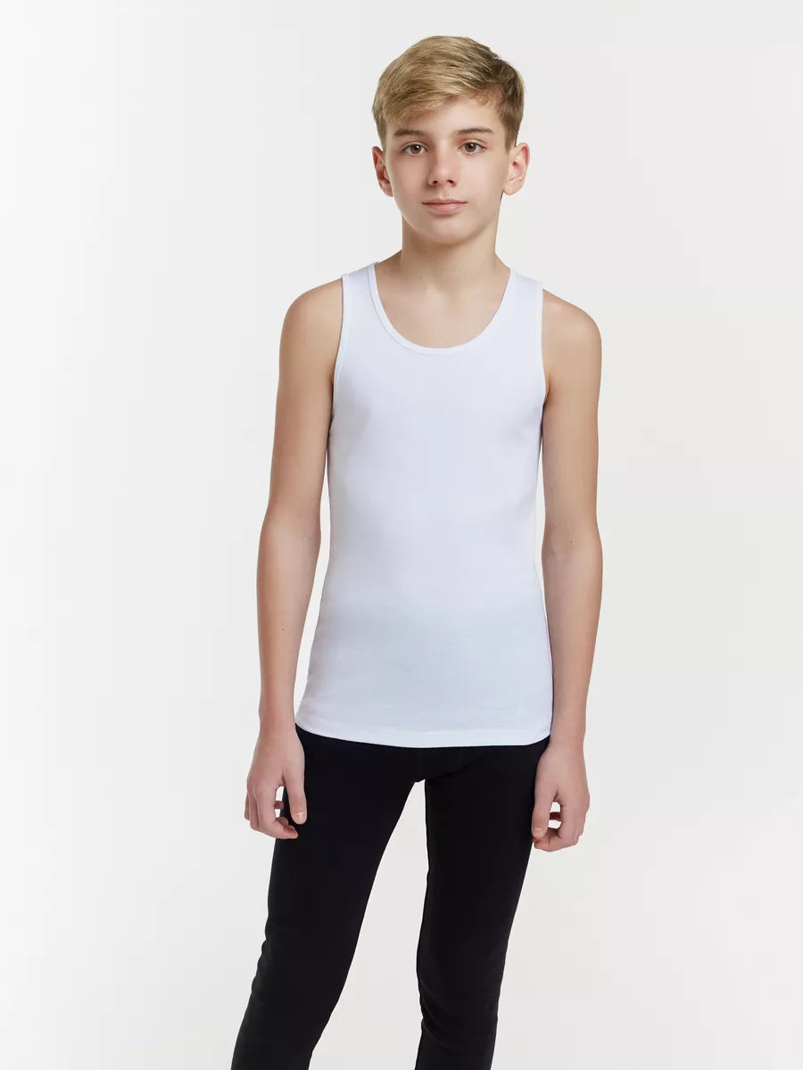 Beyaz  Pamuk Erkek Çocuk Atlet LCMICHAEL - Underwear - Westmark London EU(TR) Store Organik Pamuklu Sürdürülebilir Moda
