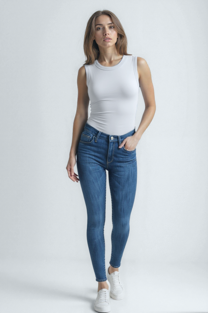 2'li Beyaz Nar Çiçeği Bisiklet Yaka Pamuklu Kısa Kollu Kadın T-Shirt CHARLOTTE S/L TOP - Tops - Westmark London EU(TR) Store Organik Pamuklu Sürdürülebilir Moda