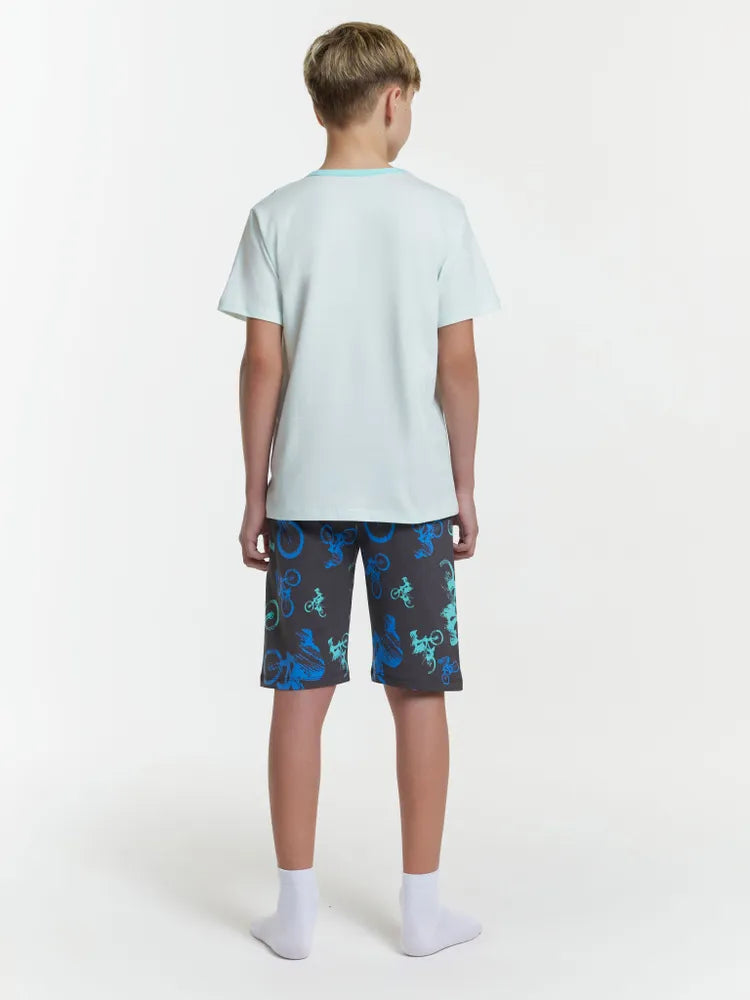 Mavi Pamuk Erkek Çocuk T-Shirt/Şort Takımı LCANTON - Set - Westmark London EU(TR) Store Organik Pamuklu Sürdürülebilir Moda
