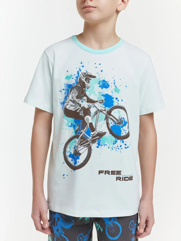 Mavi Pamuk Erkek Çocuk T-Shirt/Şort Takımı LCANTON - Set - Westmark London EU(TR) Store Organik Pamuklu Sürdürülebilir Moda