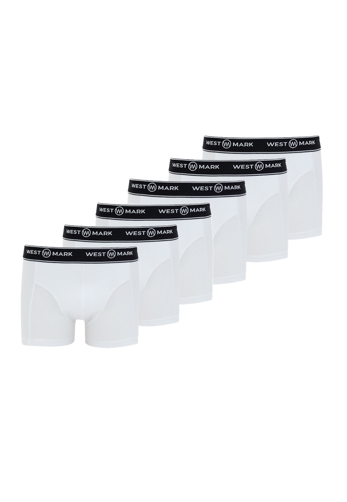 6'lı Beyaz Pamuklu Regular Fit Erkek Boxer Seti ATLAS TRUNK - Trunks - Westmark London EU(TR) Store Organik Pamuklu Sürdürülebilir Moda