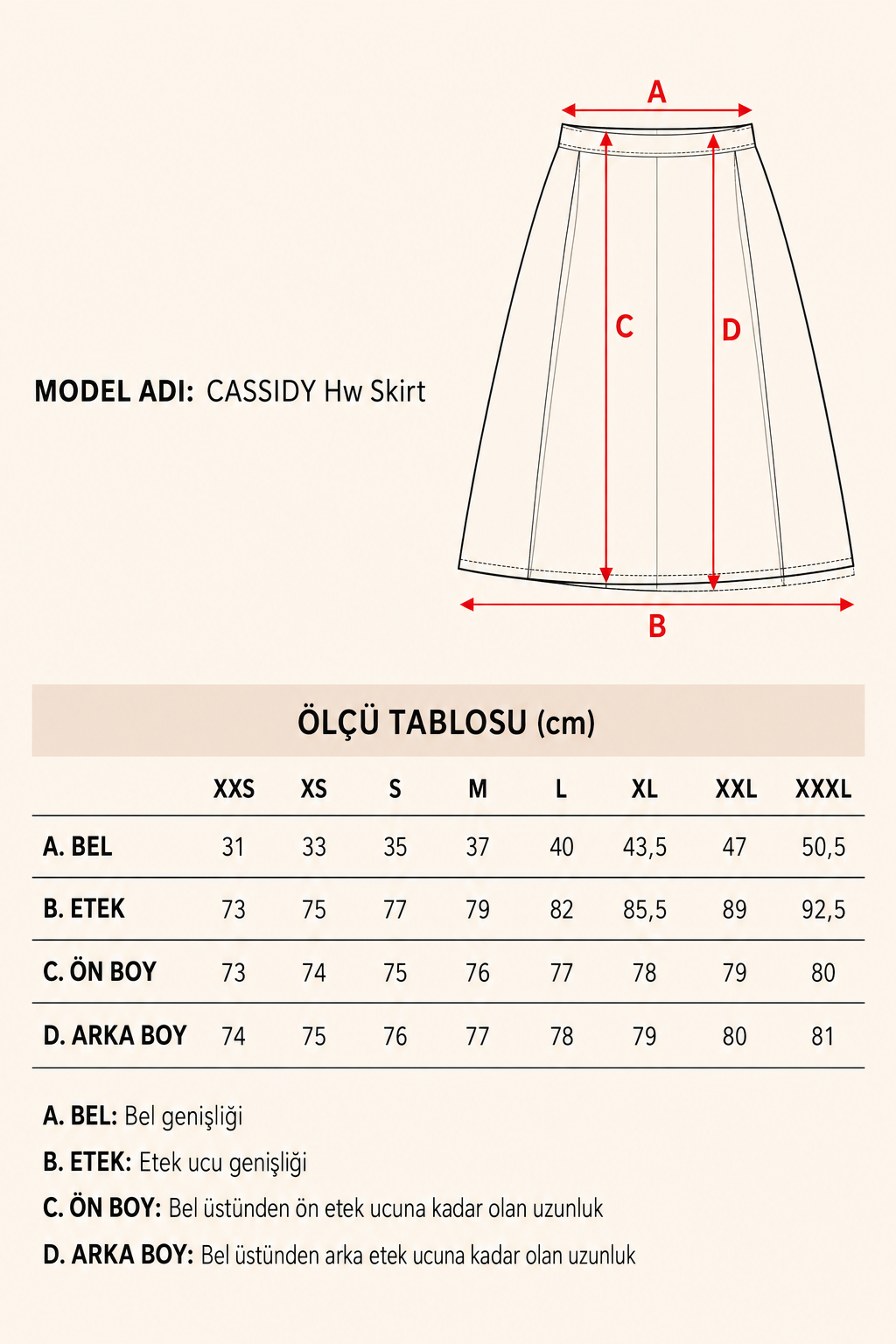 Siyah Kadın Siyah Süprem Dökümlü Yüksek Bel Rahat Kesim Beli Lastikli Midi Etek CASSIDY - Skirt - Westmark London EU(TR) Store Organik Pamuklu Sürdürülebilir Moda