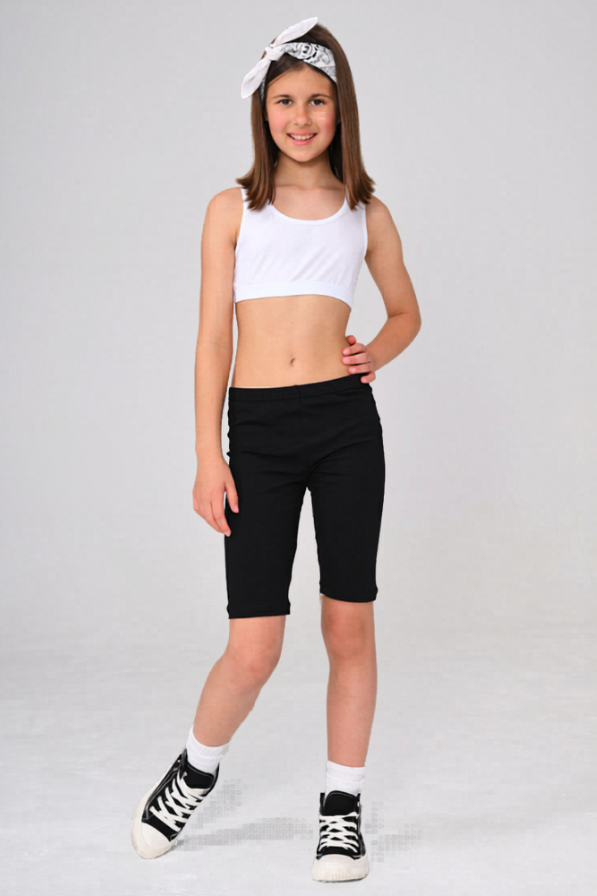 Siyah  Pamuk /  Elastan Kız Çocuk Cycling Şort LCMARIA - Short - Westmark London EU(TR) Store Organik Pamuklu Sürdürülebilir Moda