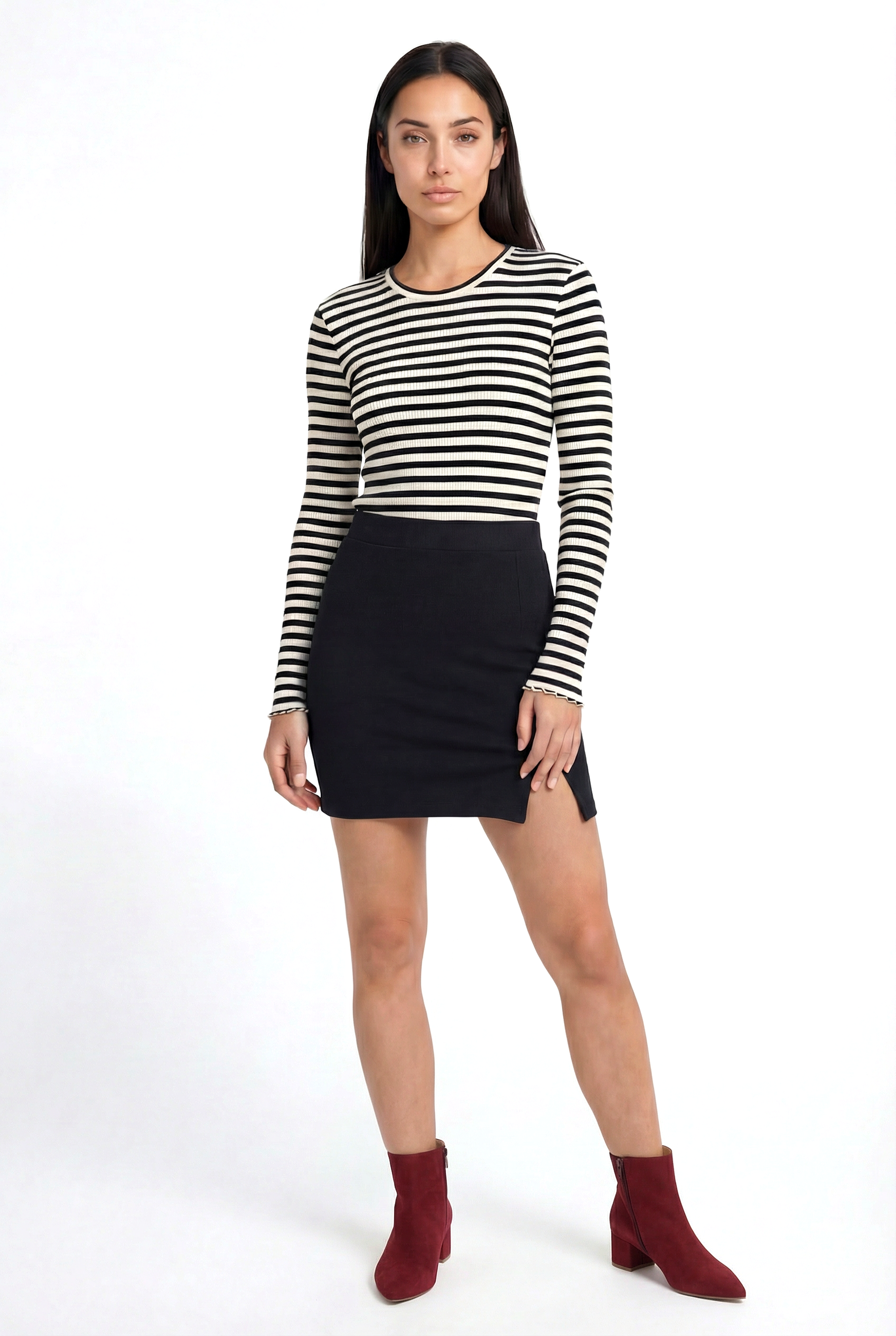 Siyah Orta Bel Kadın Etek JULIET - Skirt - Westmark London EU(TR) Store Organik Pamuklu Sürdürülebilir Moda