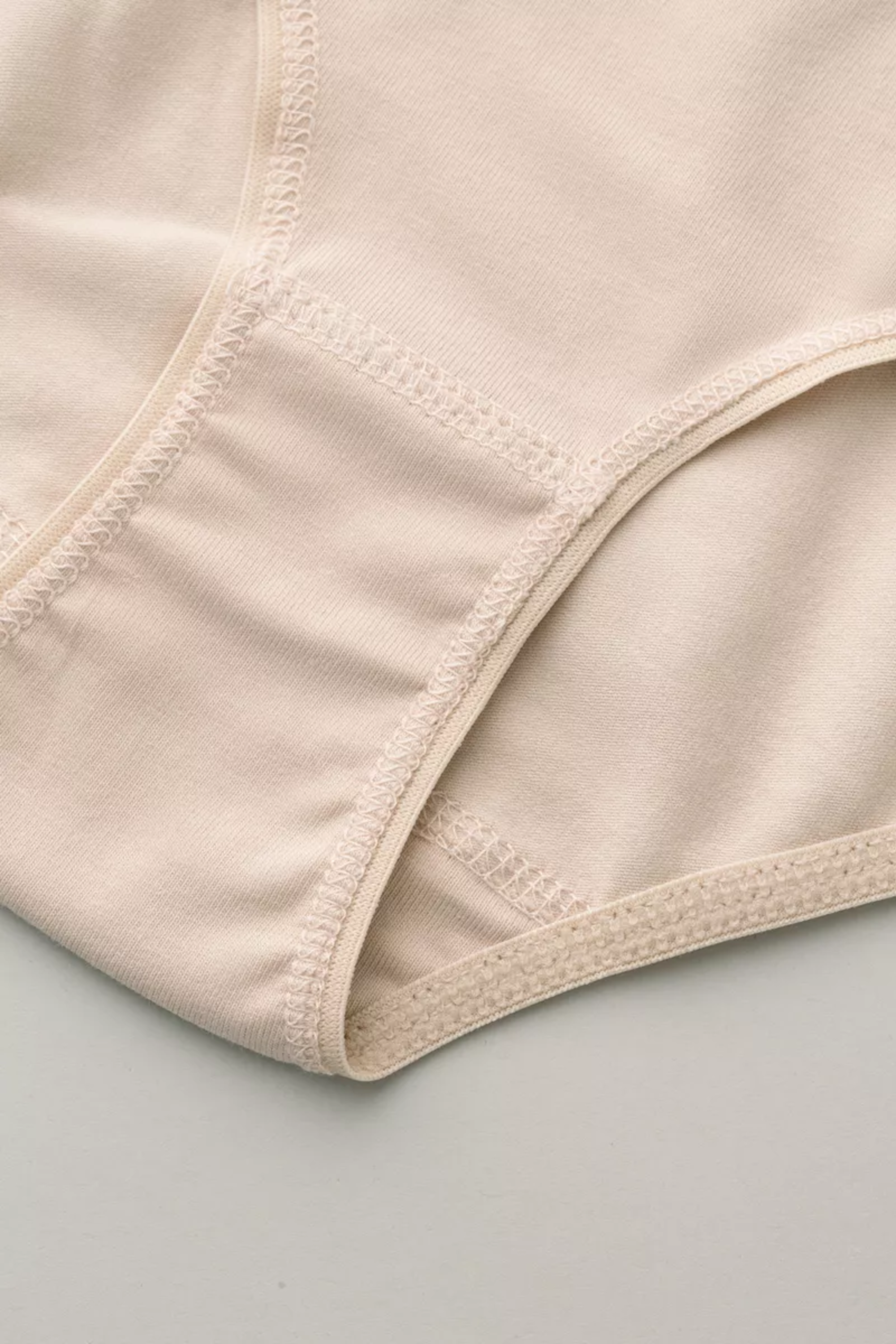 4'lü Ten Rengi  Pamuk / Elastan Kız Çocuk Üstten Dantelli Slip Külot Seti LCIRINA - Underwear - Westmark London EU(TR) Store Organik Pamuklu Sürdürülebilir Moda