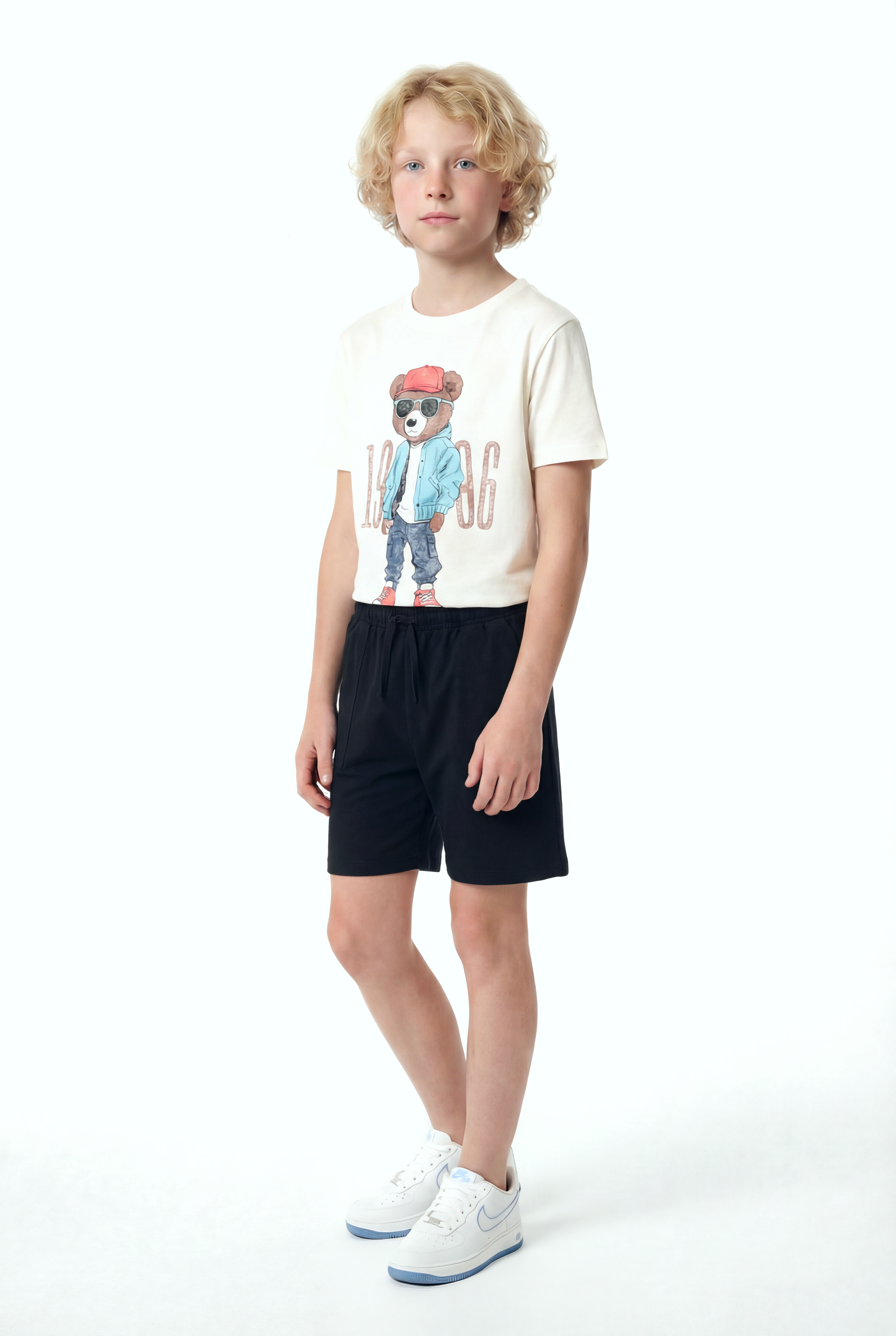 Iris Siyah Pamuklu Erkek Şort LCALEX - Short - Westmark London EU(TR) Store Organik Pamuklu Sürdürülebilir Moda