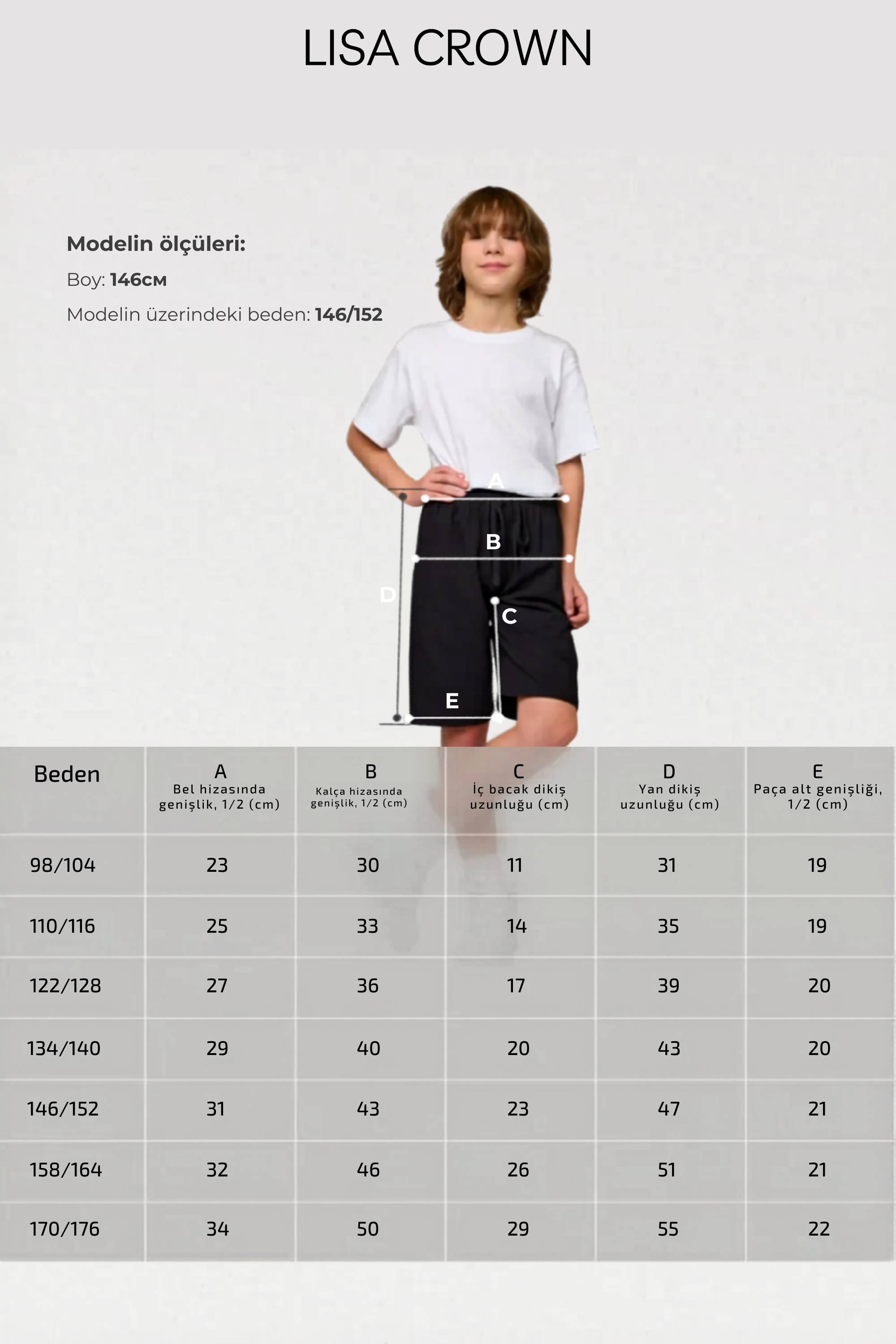Siyah Pamuk Unisex Çocuk Şort LCLEO - Short - Westmark London EU(TR) Store Organik Pamuklu Sürdürülebilir Moda