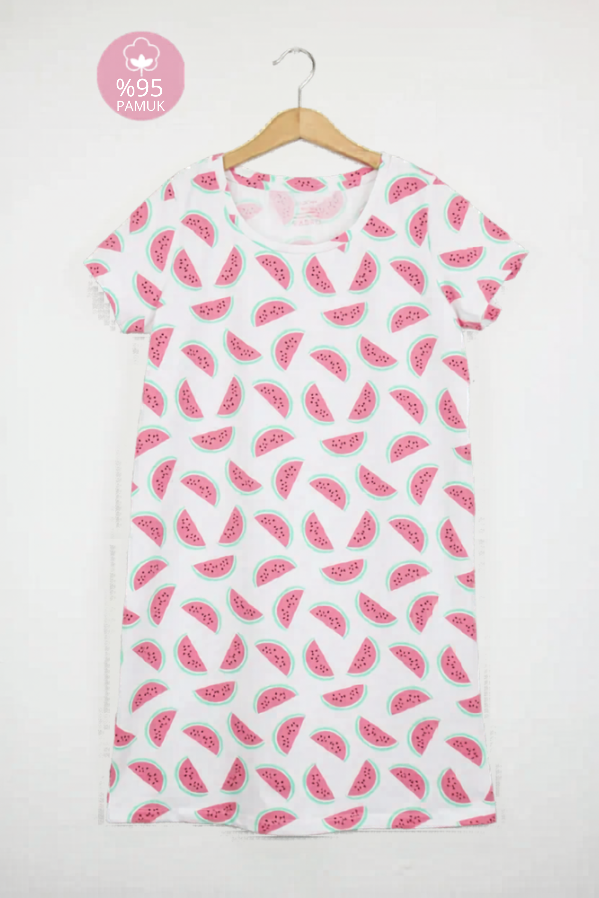 Beyaz / Pembe  Pamuk Kız Çocuk Gece Elbisesi LCMAJA - Dress - Westmark London EU(TR) Store Organik Pamuklu Sürdürülebilir Moda