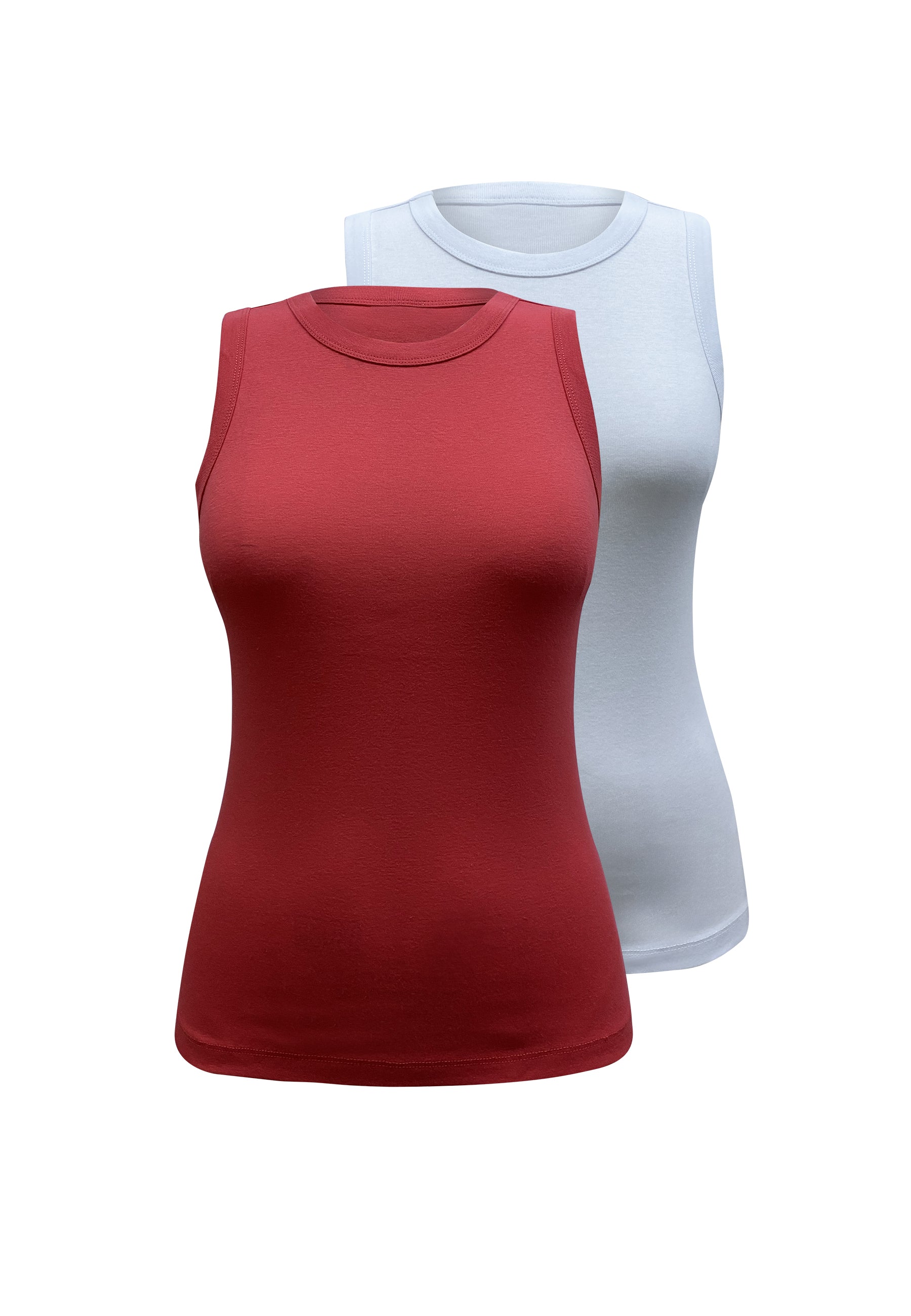 2'li Beyaz Nar Çiçeği Bisiklet Yaka Pamuklu Kısa Kollu Kadın T-Shirt CHARLOTTE S/L TOP - Tops - Westmark London EU(TR) Store Organik Pamuklu Sürdürülebilir Moda