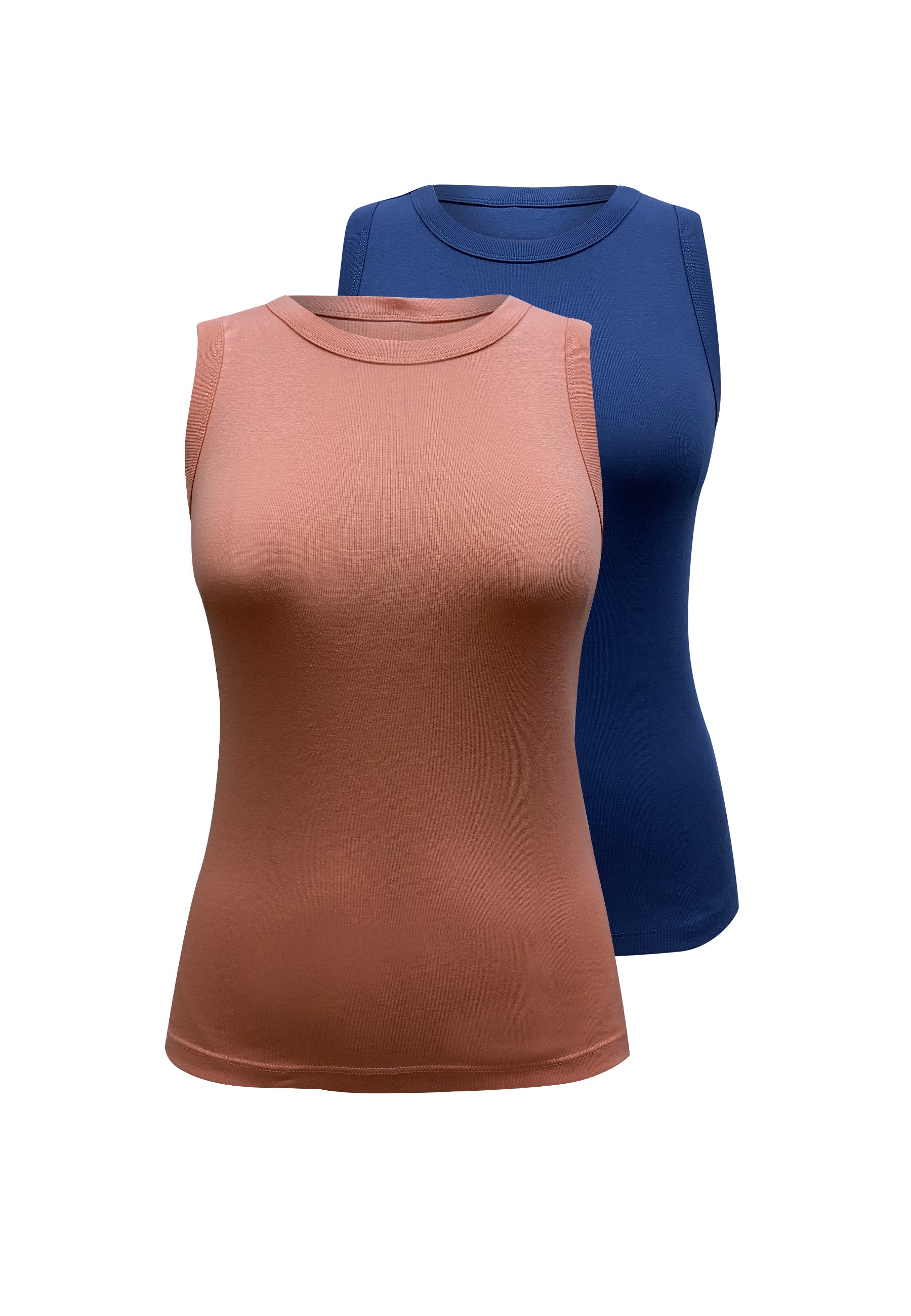 2'li Beyaz Gri Melanj Bisiklet Yaka Pamuklu Kısa Kollu Kadın T-Shirt CHARLOTTE S/L TOP - Tops - Westmark London EU(TR) Store Organik Pamuklu Sürdürülebilir Moda