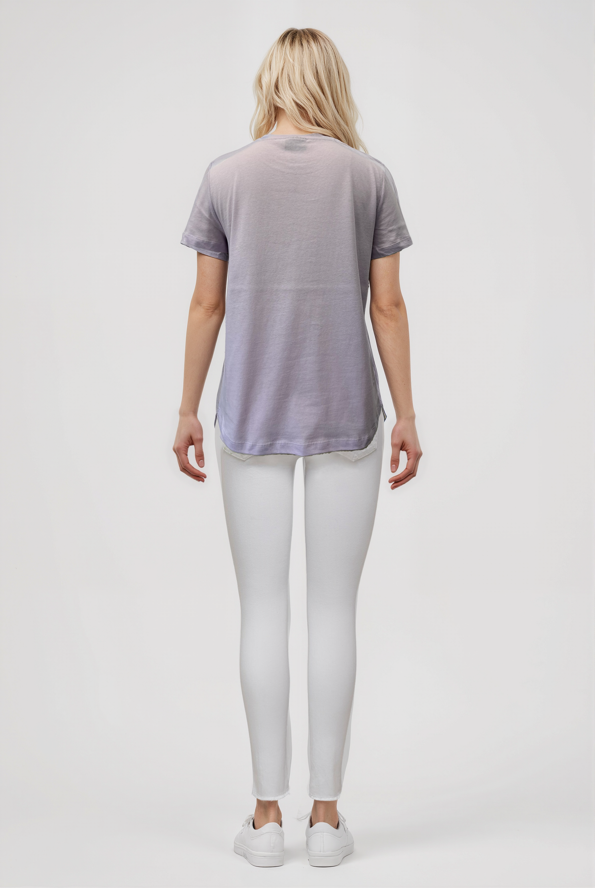 Mor Bisiklet Yaka Kısa Kollu Kadın T-Shirt TESS - T-Shirt - Westmark London EU(TR) Store Organik Pamuklu Sürdürülebilir Moda