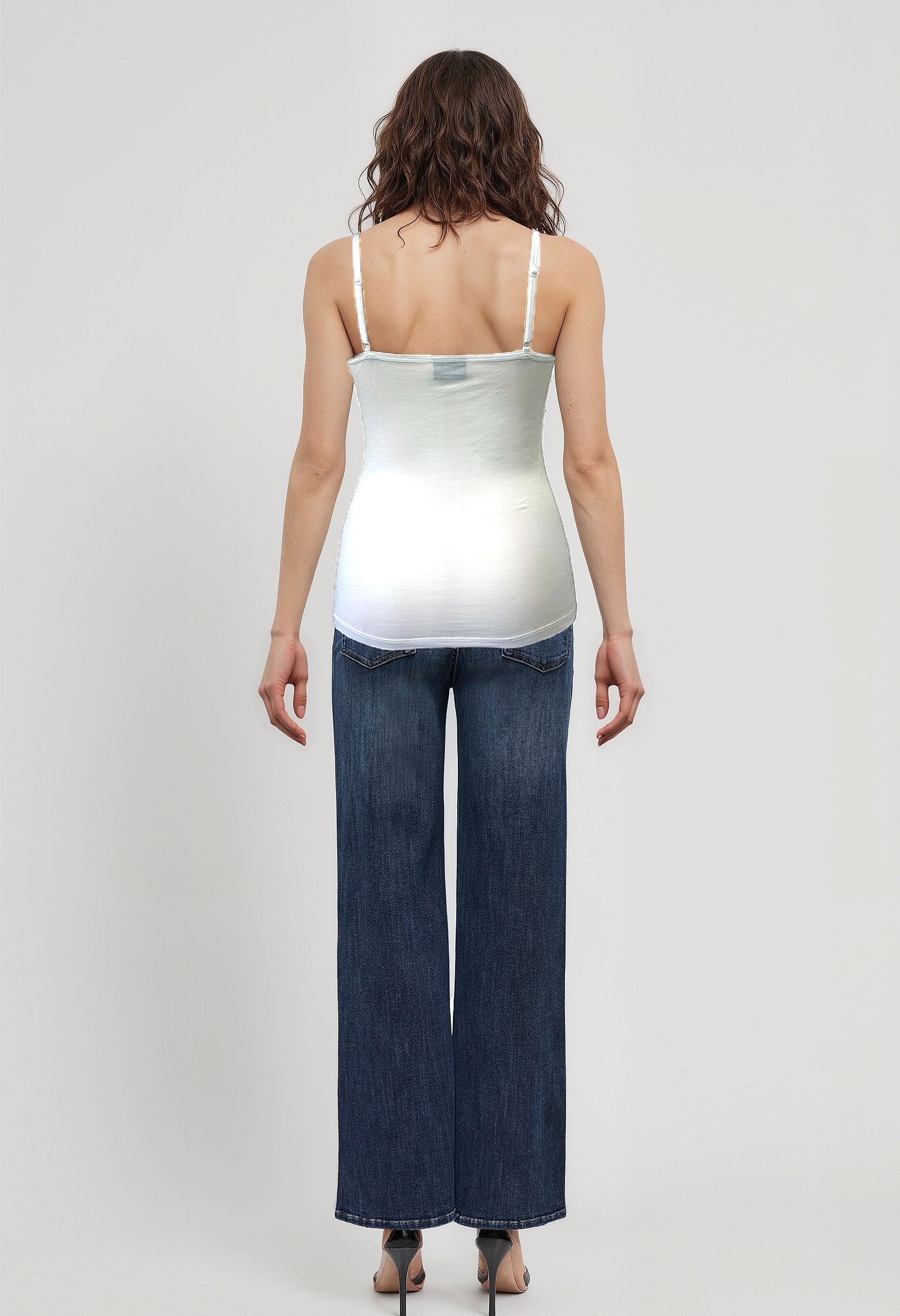 Beyaz Yuvarlak Yaka İp Askılı Kadın Top HARLEEN - Tops - Westmark London EU(TR) Store Organik Pamuklu Sürdürülebilir Moda