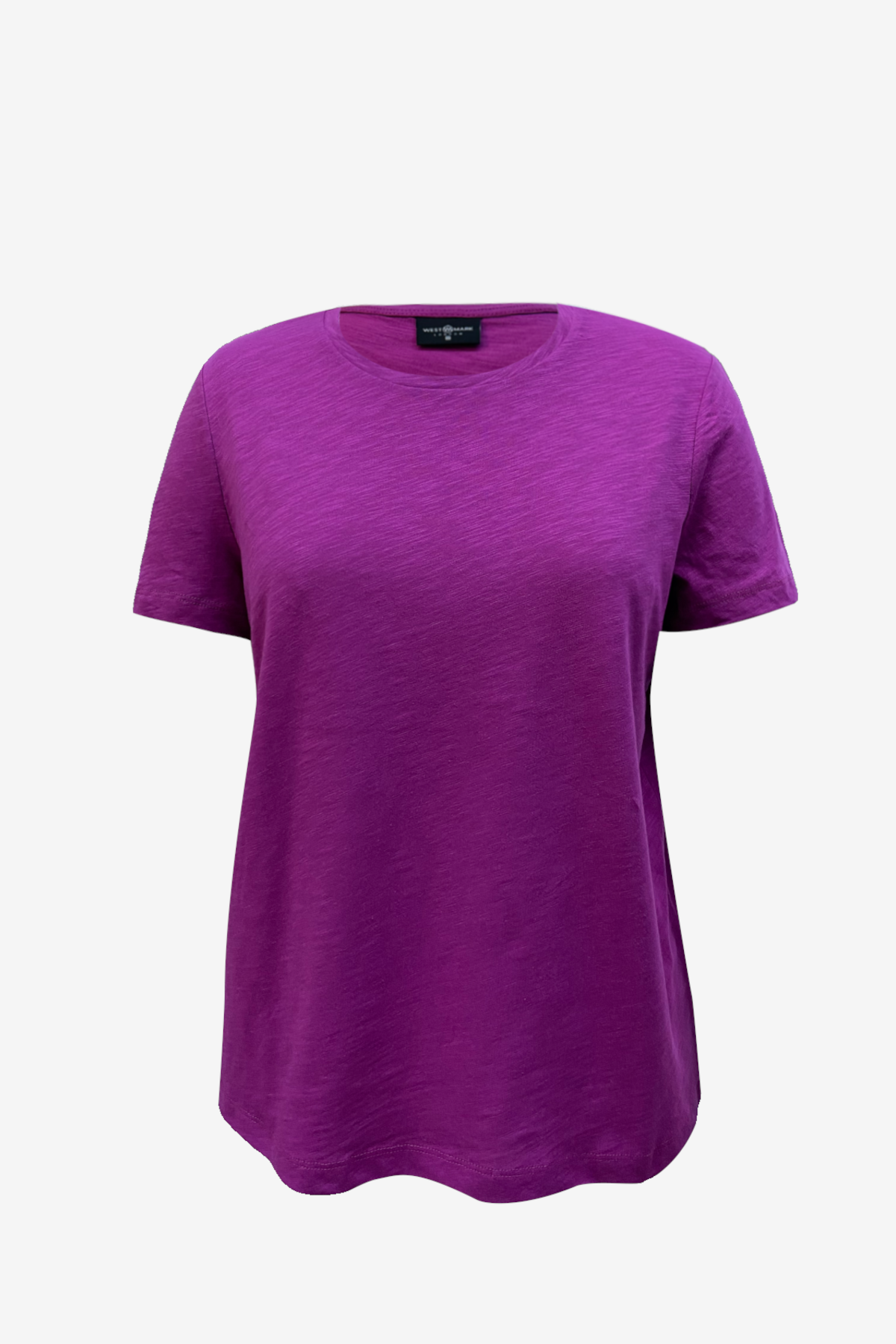 Mor Bisiklet Yaka Pamuklu Kısa Kollu Kadın T-Shirt BETTINA S/S TOP - T-Shirt - Westmark London EU(TR) Store Organik Pamuklu Sürdürülebilir Moda