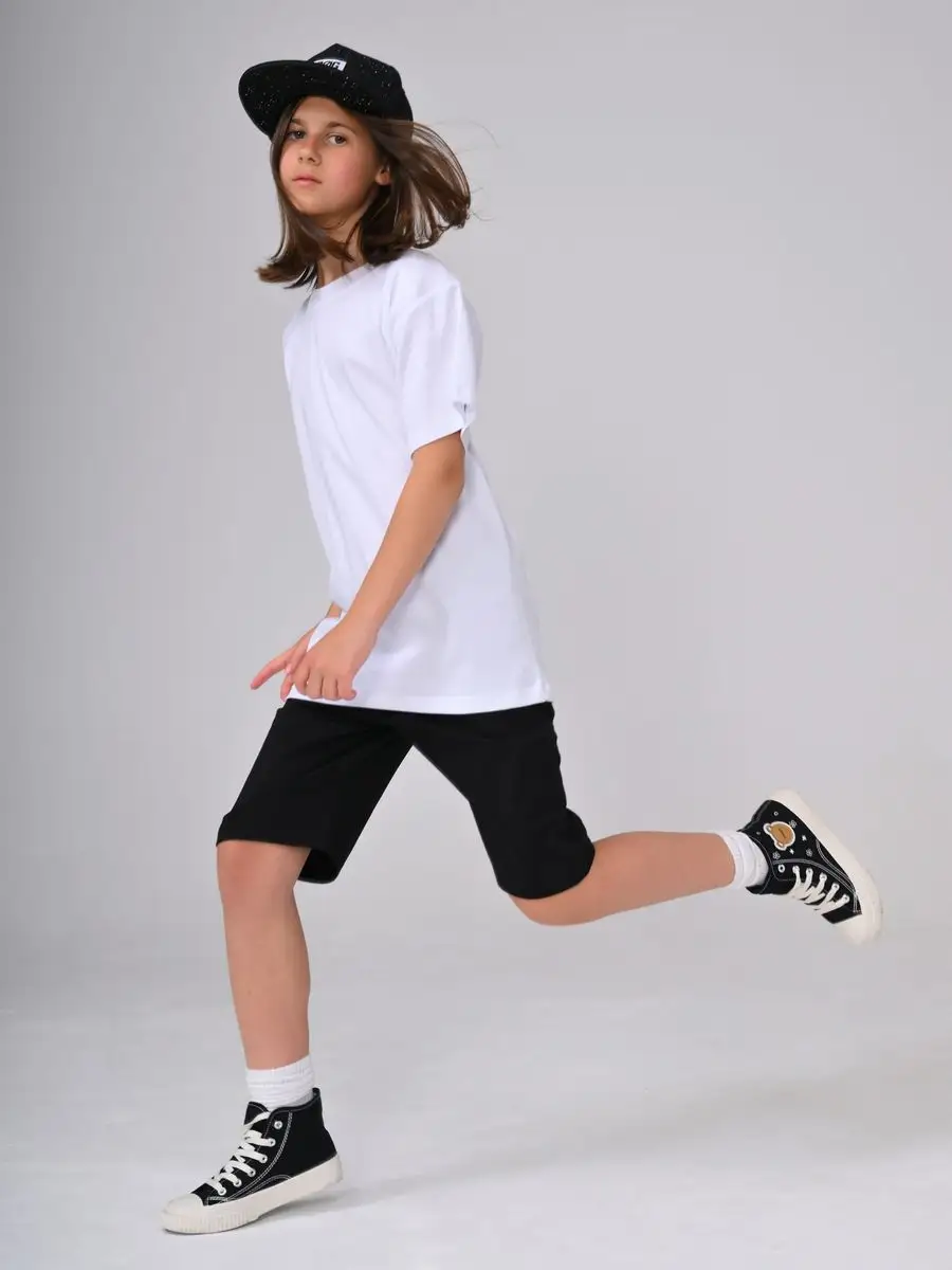 Siyah Pamuk Unisex Çocuk Şort LCLEO - Short - Westmark London EU(TR) Store Organik Pamuklu Sürdürülebilir Moda