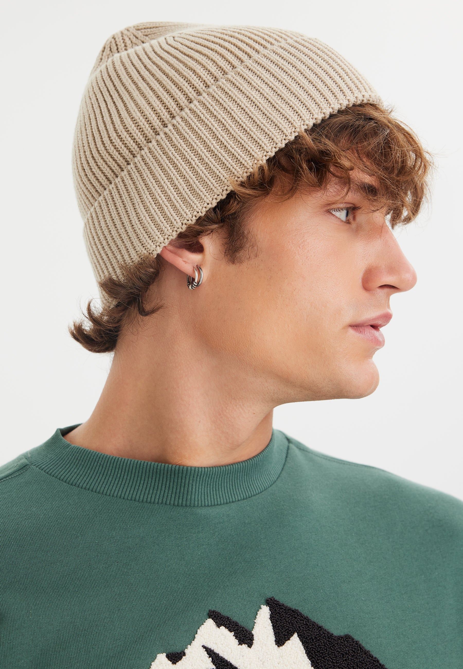 Bej Örme Unisex Bere WMHENRY - Hat - Westmark London EU(TR) Store Organik Pamuklu Sürdürülebilir Moda