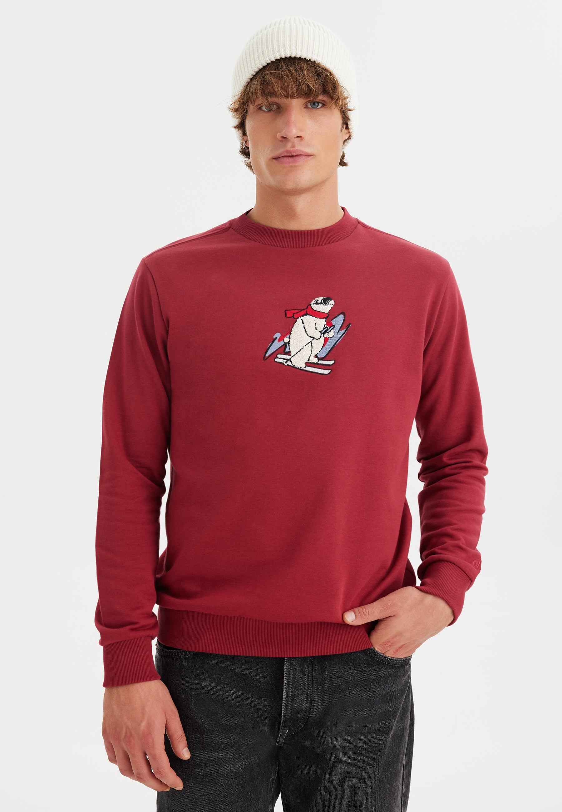 Beyaz Örme Unisex Bere WMHENRY - Hat - Westmark London EU(TR) Store Organik Pamuklu Sürdürülebilir Moda