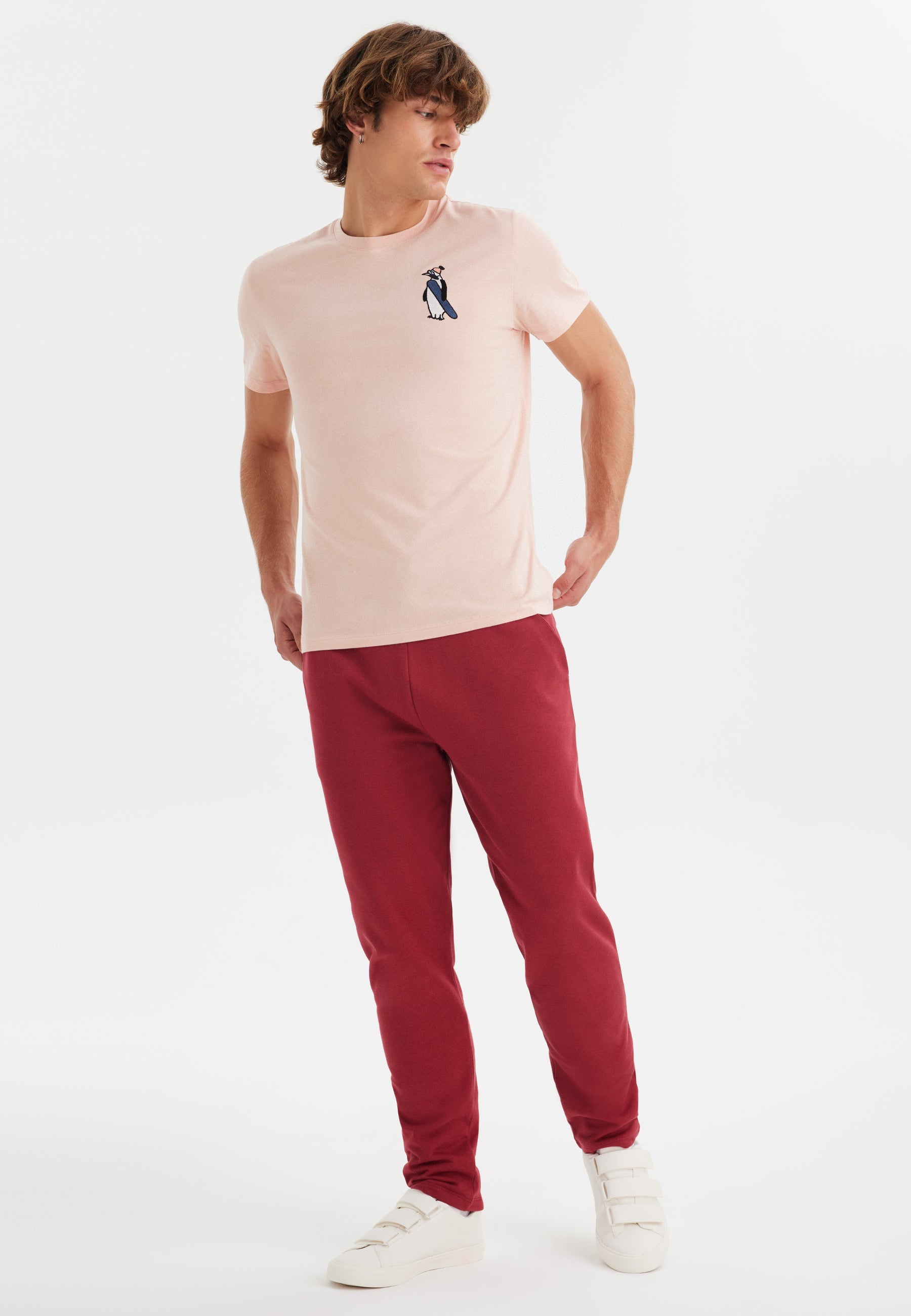 Kırmızı Cepli Pamuklu Düz Paça Regular Fit Erkek Eşofman Altı CORE SWEATPANTS - Sweatpant - Westmark London EU(TR) Store Organik Pamuklu Sürdürülebilir Moda