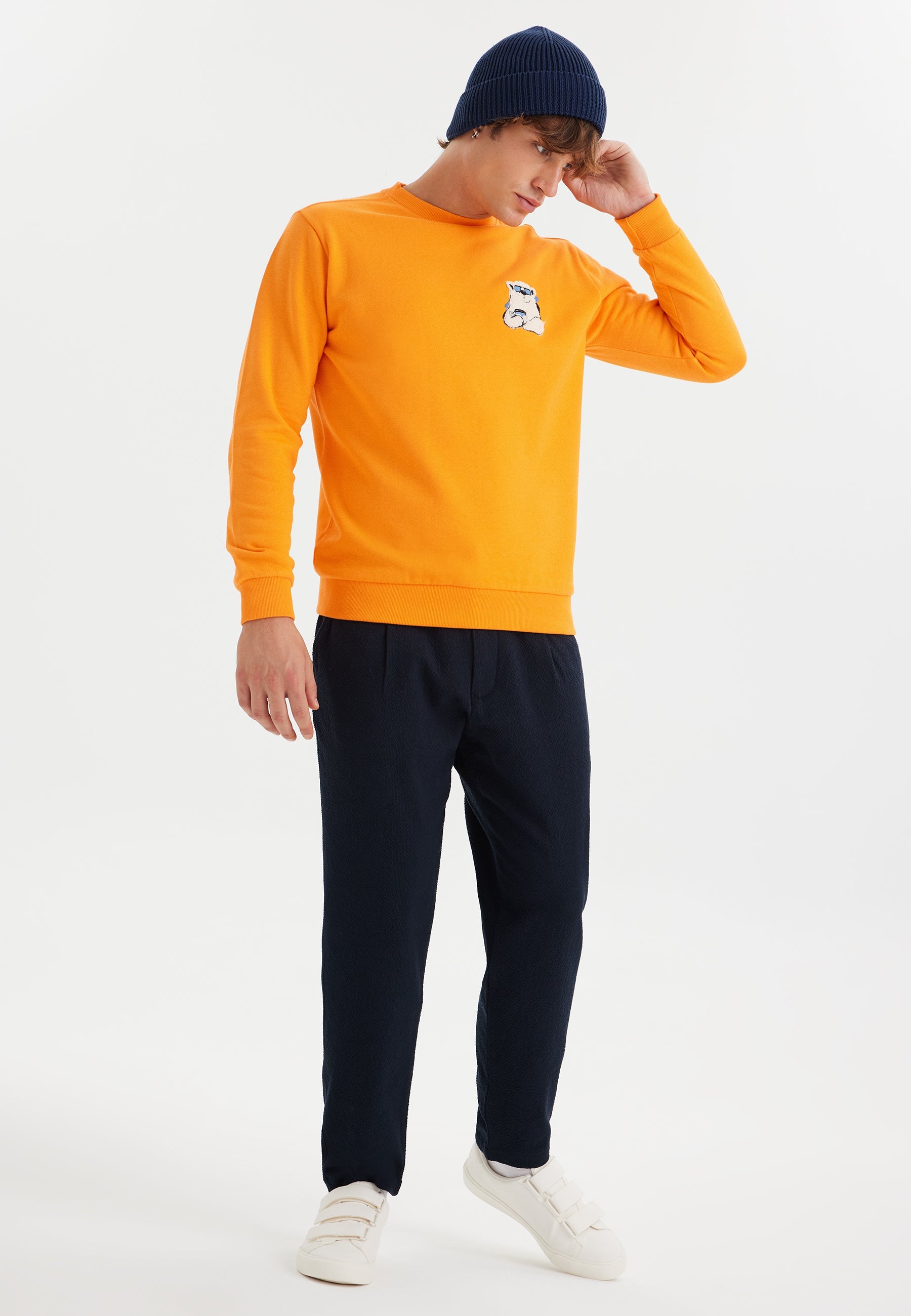 Lacivert Örme Unisex Bere WMHENRY - Hat - Westmark London EU(TR) Store Organik Pamuklu Sürdürülebilir Moda