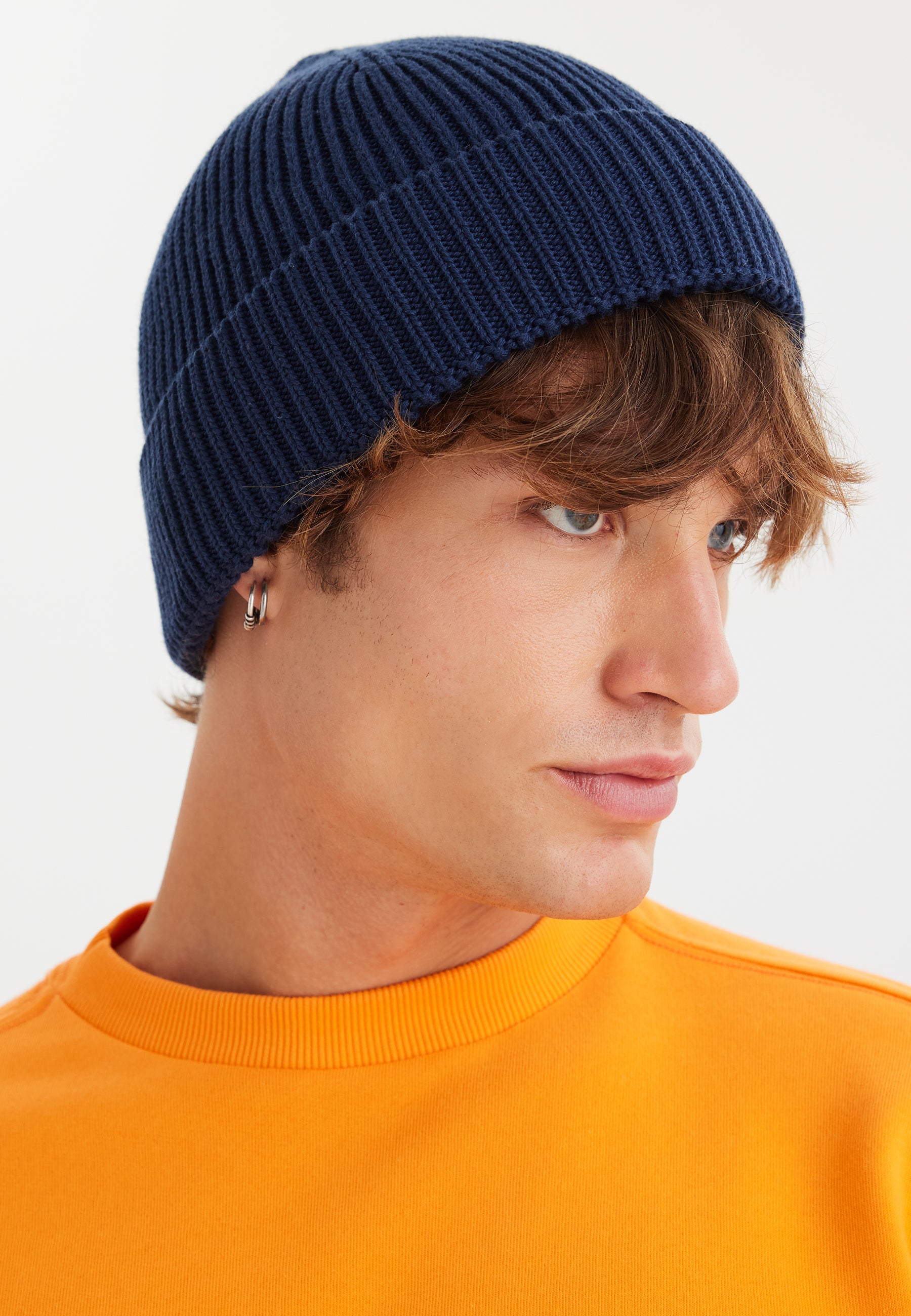 Lacivert Örme Unisex Bere WMHENRY - Hat - Westmark London EU(TR) Store Organik Pamuklu Sürdürülebilir Moda