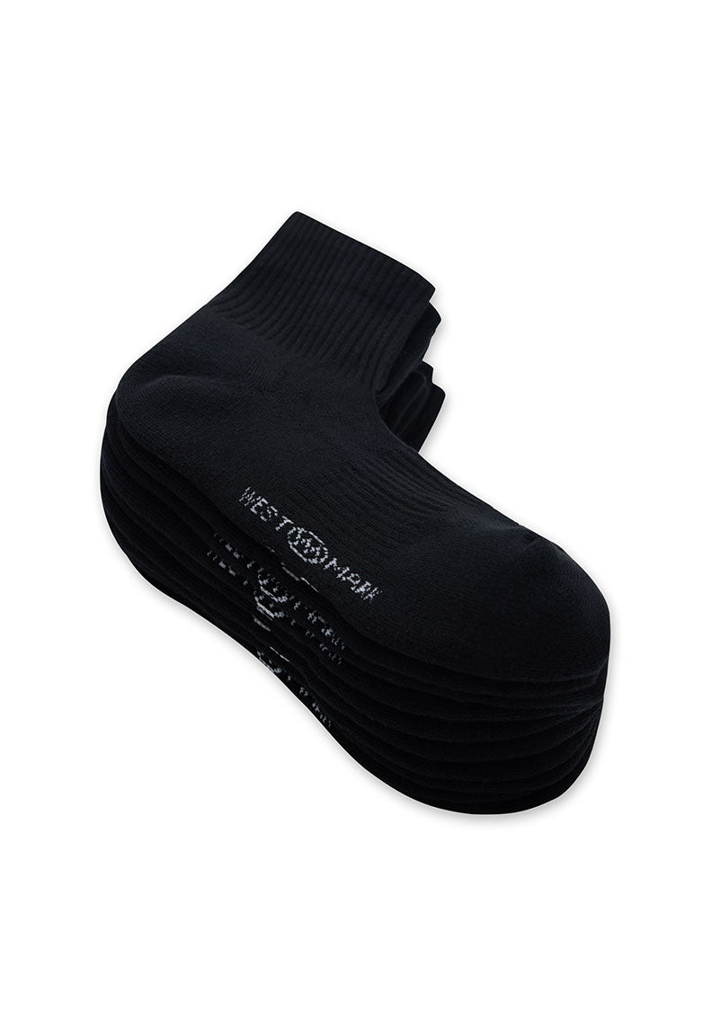 5’li Siyah Pamuk Karışımlı Erkek Çorap Seti QUARTER - Socks - Westmark London EU(TR) Store Organik Pamuklu Sürdürülebilir Moda