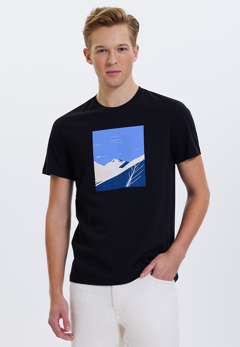 WMWINTER PATH TEE in Black - T-Shirt - Westmark London EU(TR) Store Organik Pamuklu Sürdürülebilir Moda