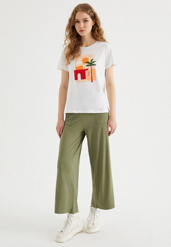 DESERT PALM TEE - T-Shirt - Westmark London EU(TR) Store Organik Pamuklu Sürdürülebilir Moda