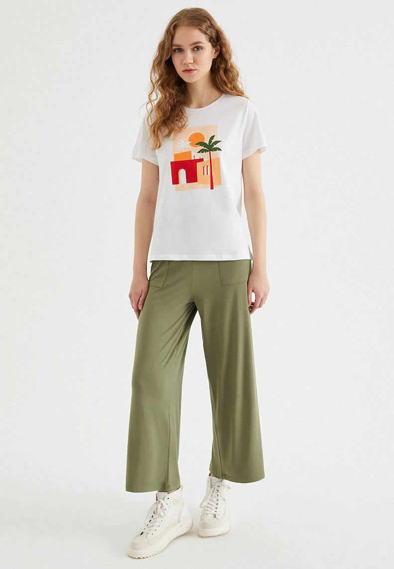 DESERT PALM TEE - T-Shirt - Westmark London EU(TR) Store Organik Pamuklu Sürdürülebilir Moda