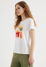 DESERT PALM TEE - T-Shirt - Westmark London EU(TR) Store Organik Pamuklu Sürdürülebilir Moda