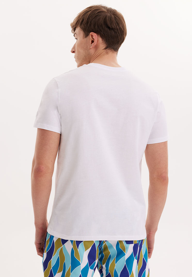 WMCOCKTAIL MARTINI TEE in White - T-Shirt - Westmark London EU(TR) Store Organik Pamuklu Sürdürülebilir Moda