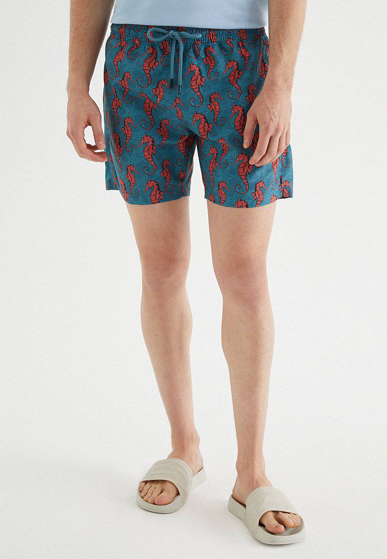 SEAHORSE SWIM SHORTS - Swim Shorts - Westmark London EU(TR) Store Organik Pamuklu Sürdürülebilir Moda