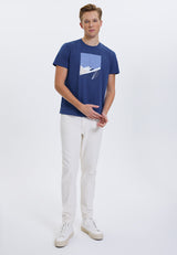 WMWINTER PATH TEE in Blue Quartz - T-Shirt - Westmark London EU(TR) Store Organik Pamuklu Sürdürülebilir Moda