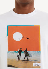 SURFER COLLAGE TEE - T-Shirt - Westmark London EU(TR) Store Organik Pamuklu Sürdürülebilir Moda