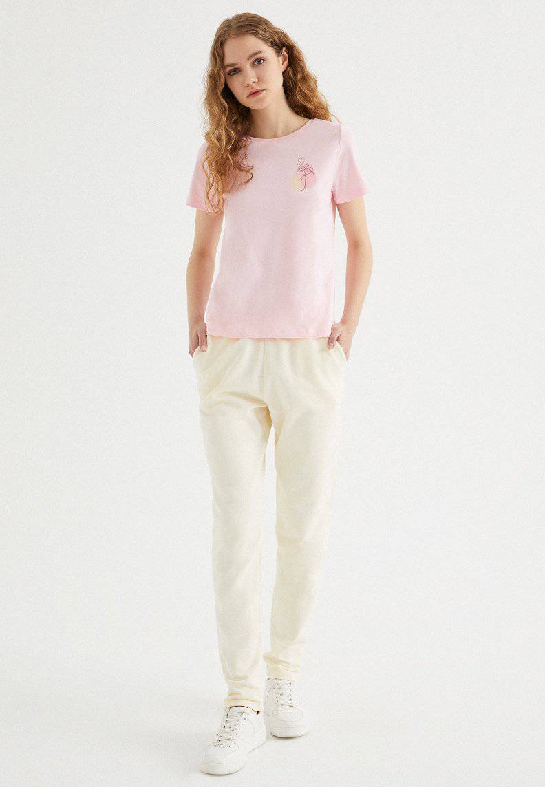 WATERCOLOUR FLAMINGO TEE - T-Shirt - Westmark London EU(TR) Store Organik Pamuklu Sürdürülebilir Moda