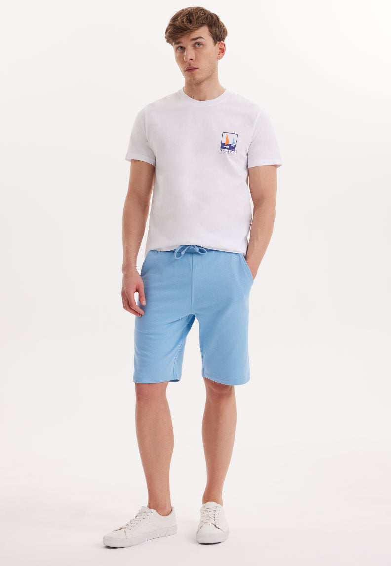 CORE SHORTS in Blissful Blue - Shorts - Westmark London EU(TR) Store Organik Pamuklu Sürdürülebilir Moda