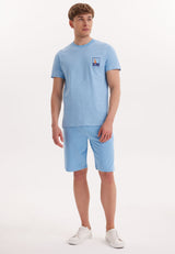 WMSAIL HARBOR TEE in Blissful Blue - T-Shirt - Westmark London EU(TR) Store Organik Pamuklu Sürdürülebilir Moda