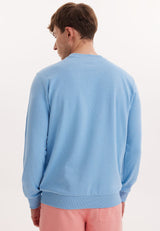 WMCOLLAGE FUN SWEAT in Blissful Blue - Sweatshirt - Westmark London EU(TR) Store Organik Pamuklu Sürdürülebilir Moda