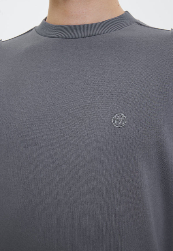 CORE O-NECK SWEAT in Quiet Shade – Sweatshirt - Westmark London EU(TR) Store Organik Pamuklu Sürdürülebilir Moda