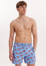 WMANIMAL PRAWN SWIM SHORTS in Lila AOP - Swim Shorts - Westmark London EU(TR) Store Organik Pamuklu Sürdürülebilir Moda
