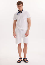 BREEZE TOWELLING POLO SHIRT in White - T-Shirt - Westmark London EU(TR) Store Organik Pamuklu Sürdürülebilir Moda