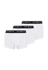 SOLID WHITE TRUNK 3-PACK - Underwear - Westmark London EU(TR) Store Organik Pamuklu Sürdürülebilir Moda