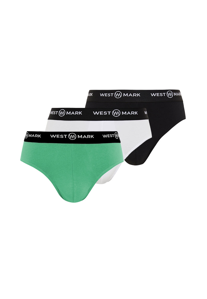 GREEN BRIEF 3-PACK - Underwear - Westmark London EU(TR) Store Organik Pamuklu Sürdürülebilir Moda