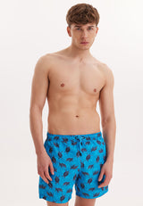 SEA TURTLE SWIM SHORTS in Blue AOP - Swim Shorts - Westmark London EU(TR) Store Organik Pamuklu Sürdürülebilir Moda