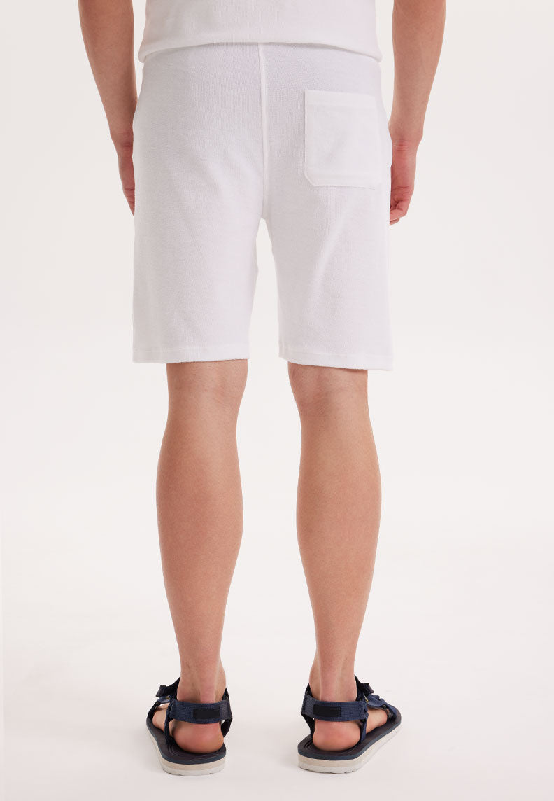 BREEZE TOWELLING SHORTS in White - Shorts - Westmark London EU(TR) Store Organik Pamuklu Sürdürülebilir Moda