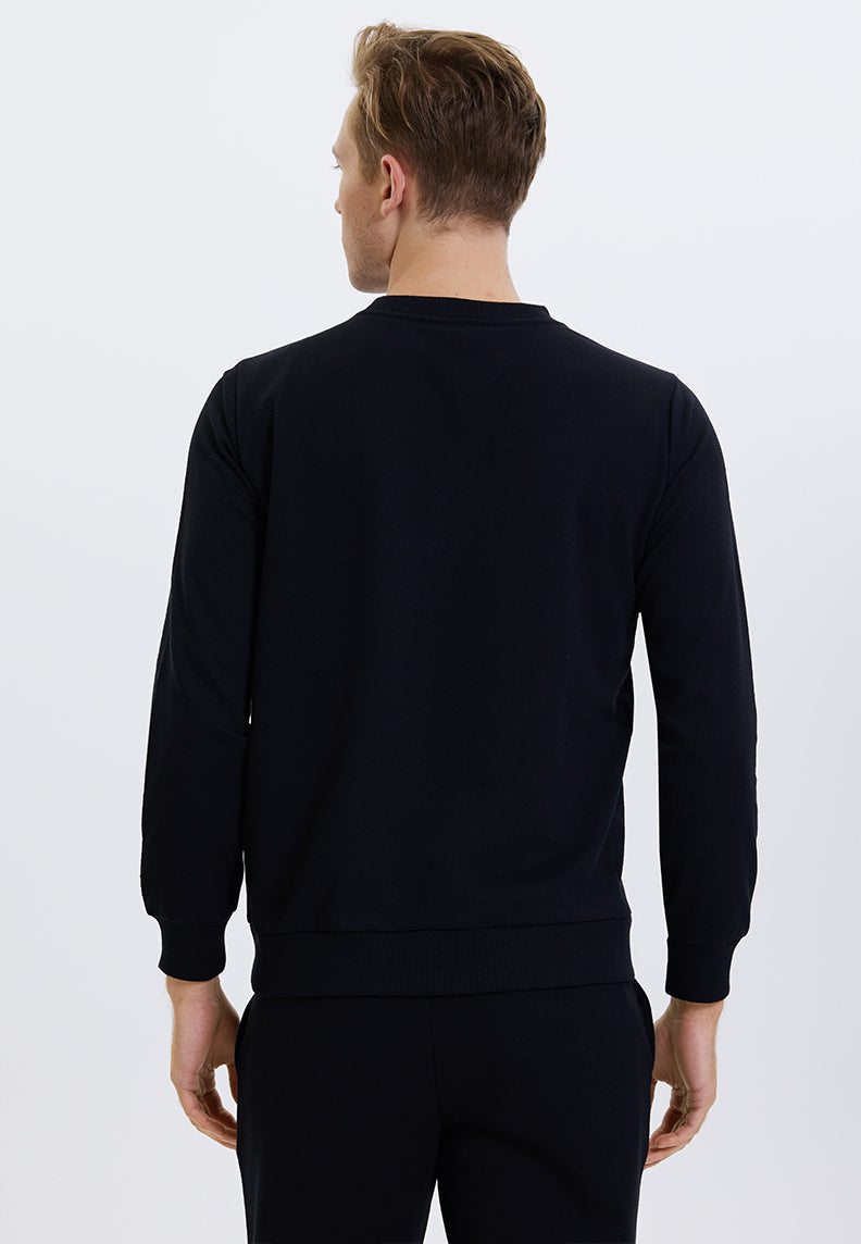 WMRECYCLED SWEAT in Black - Sweatshirt - Westmark London EU(TR) Store Organik Pamuklu Sürdürülebilir Moda