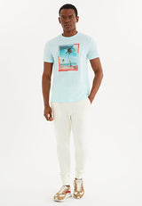 SOUTH ISLAND COLLAGE TEE in Spun Sugar - T-Shirt - Westmark London EU(TR) Store Organik Pamuklu Sürdürülebilir Moda