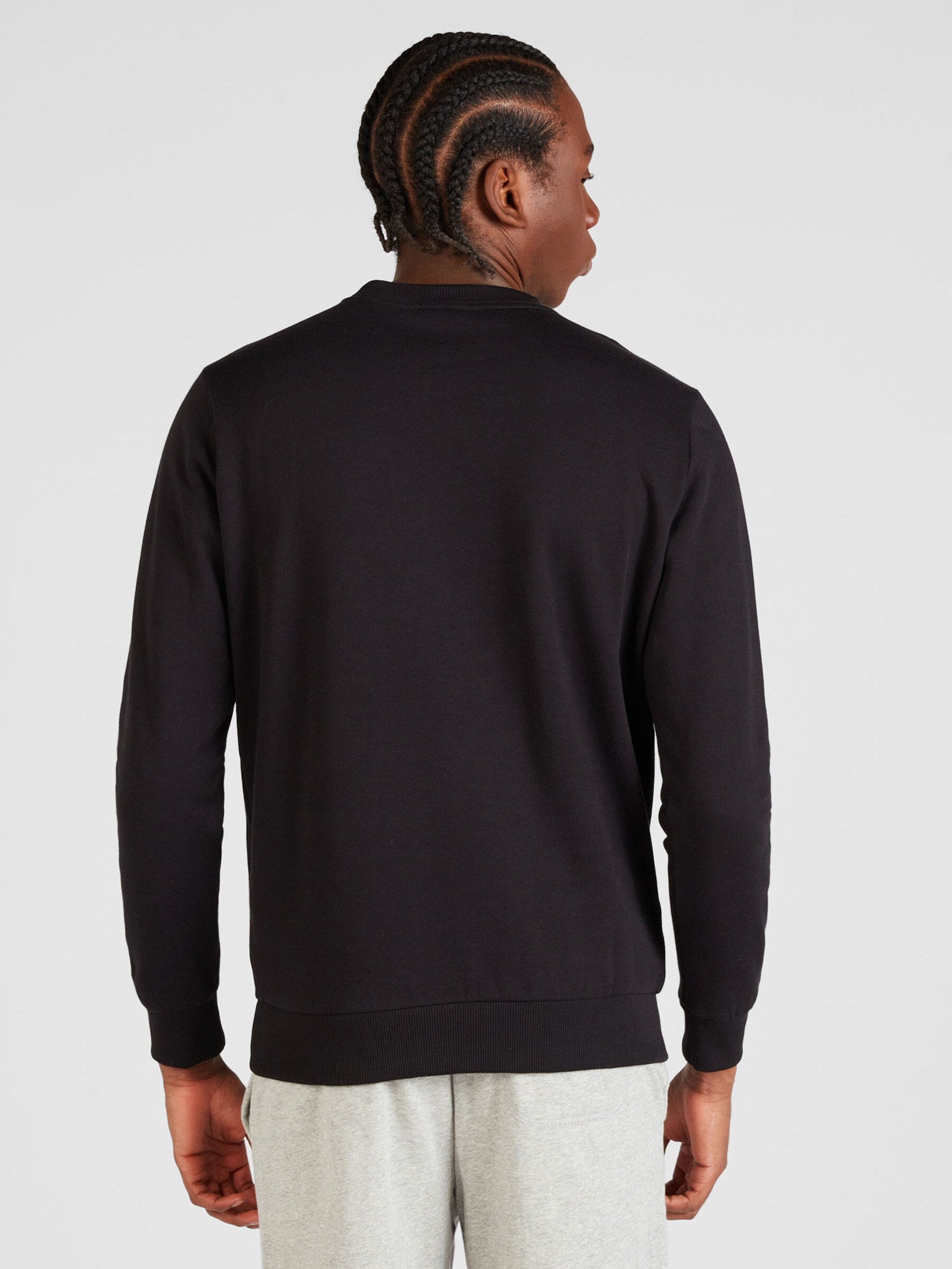 Siyah Bisiklet Yaka Basic Pamuklu Regular Fit Erkek Sweatshirt CORE - Sweatshirt - Westmark London EU(TR) Store Organik Pamuklu Sürdürülebilir Moda