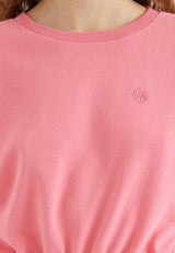 ENJOY ELASTICATED HEM SWEAT in Pink Lemonade - Sweatshirt - Westmark London EU(TR) Store Organik Pamuklu Sürdürülebilir Moda