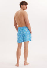WMPATTERN MAJOLICA SWIM SHORTS in Light Blue AOP - Swim Shorts - Westmark London EU(TR) Store Organik Pamuklu Sürdürülebilir Moda