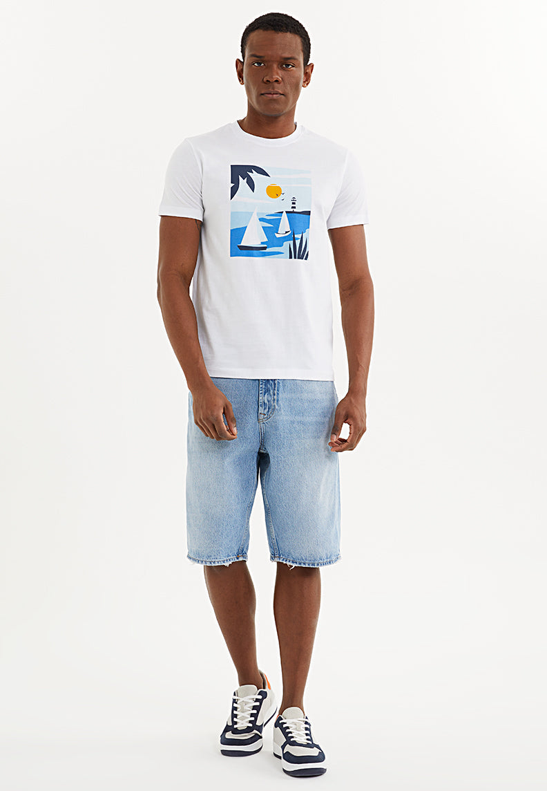 LIGHTHOUSE TEE - T-Shirt - Westmark London EU(TR) Store Organik Pamuklu Sürdürülebilir Moda